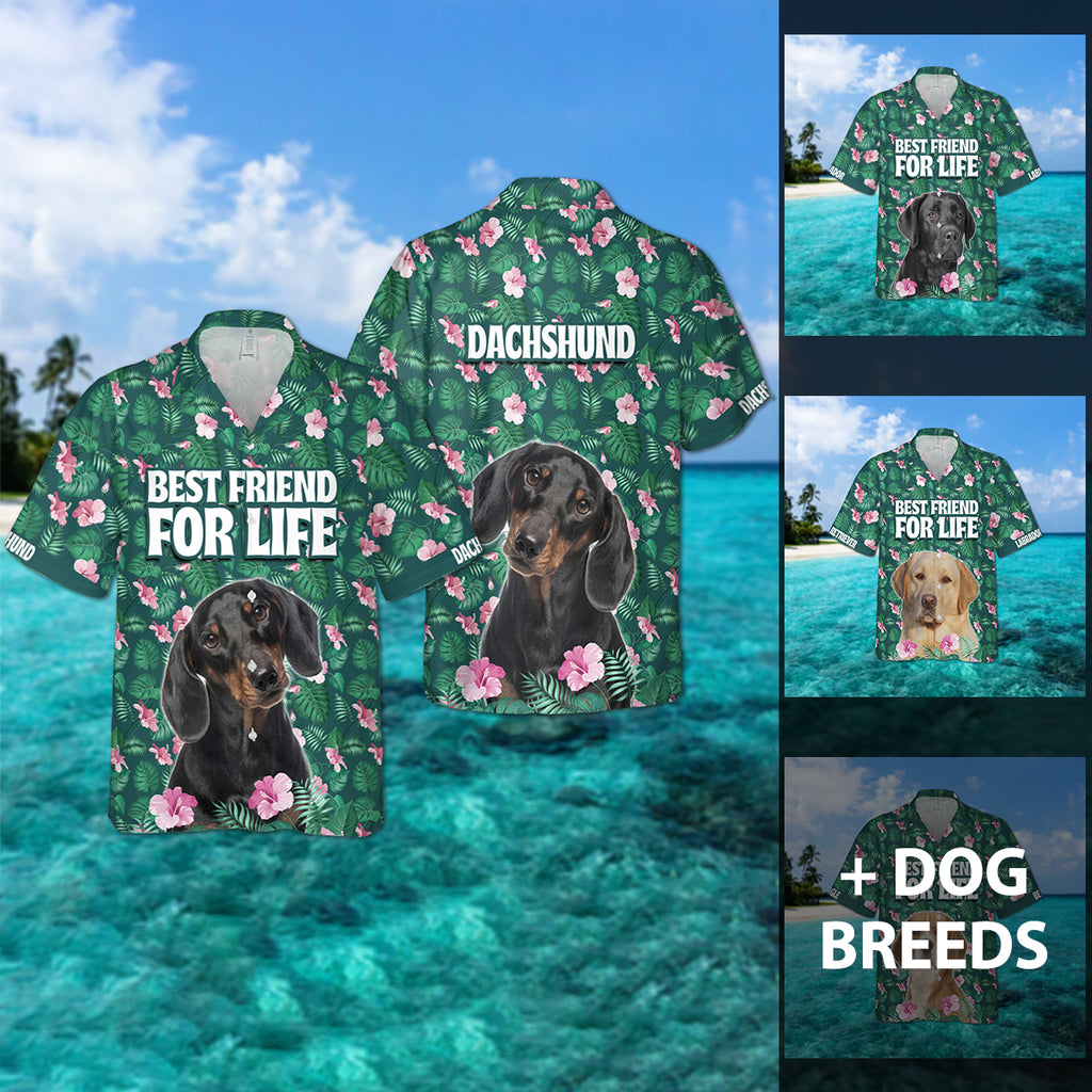 Dog Best Friend Hawaii Hawaiian Shirt
