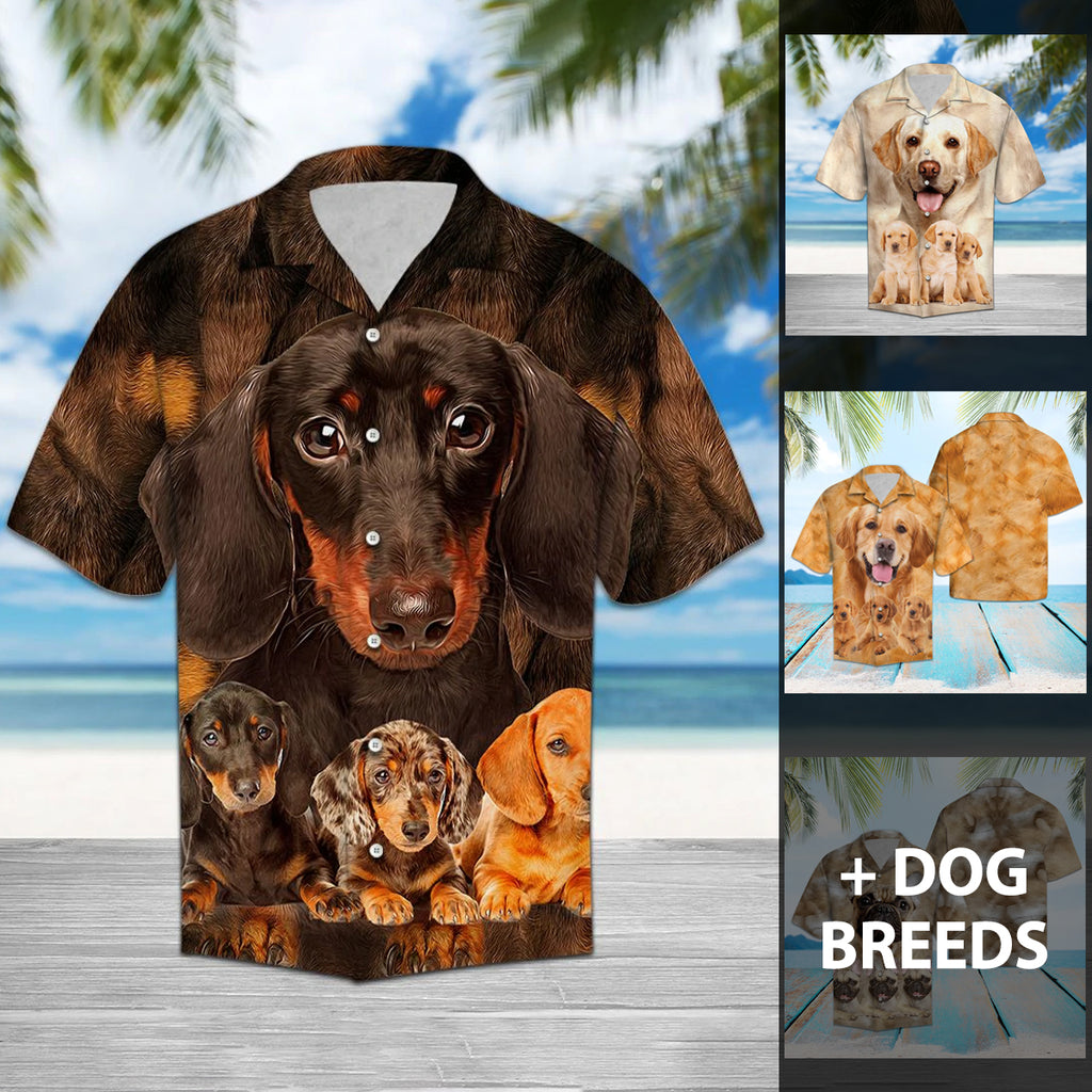 Dog Great Face Hawaiian Shirt