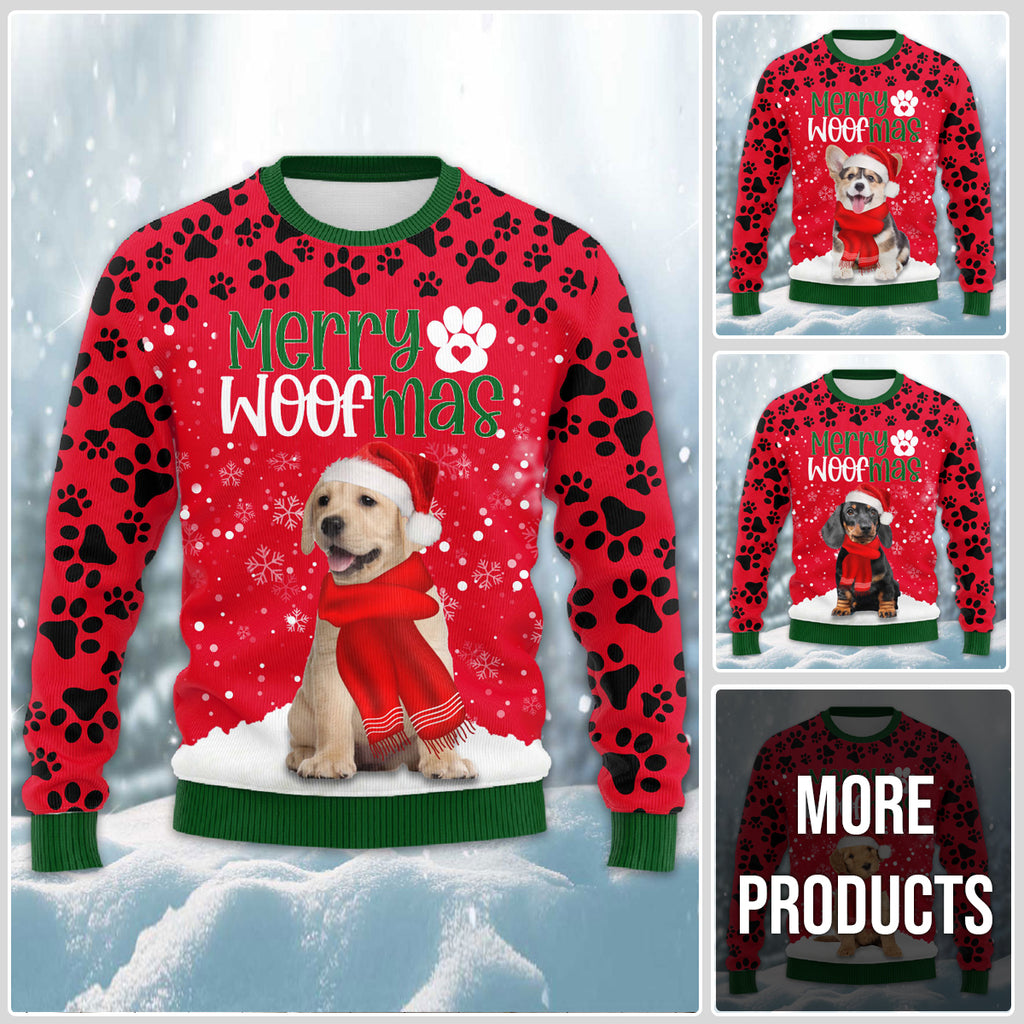 Merry Woofmas Ugly Sweater