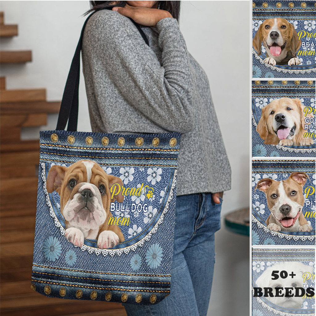 Proud Dog Mom Tote Bag