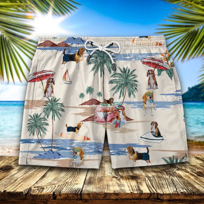 Beagle Summer Beach Shorts 2 - MEN / S - Swim Trunks